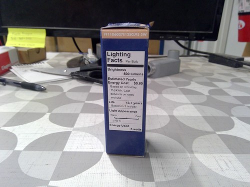 TCP NG CALSSIC 60W BULB SOFT WHITE DIMMABLE 500 LUMENS *FREE SHIPPING* - Bild 2 von 3