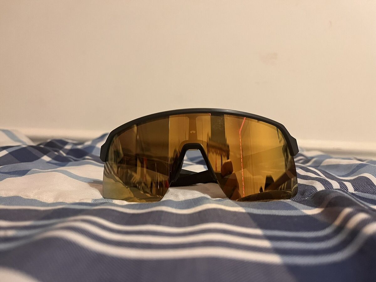 Oakley Sutro Lite 138mm Shield Sunglasses with Matte Carbon Frame and Prizm 24K