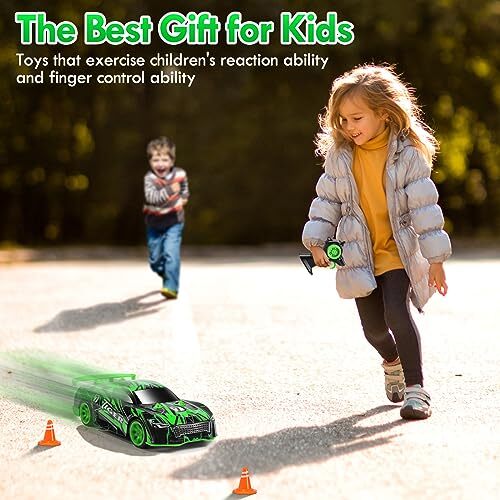 Remote Control Car,RC Drift Car with LED Lights Glow and Drifting Tire,14KM/H - Picture 7 of 7