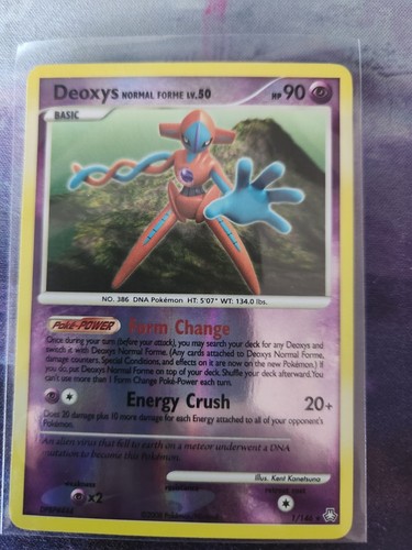 Pokémon TCG Deoxys Normal Forme Legends Awakened 1 Holo Holo Rare - Picture 1 of 2