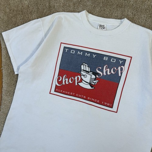 Vintage 1990er Tommy Boy Records "Chop Shop" Werbe Promo T-Shirt X-Large - Bild 6 von 9