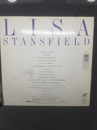 Laserdisc Lisa Stansfield - Afbeelding 2 van 2
