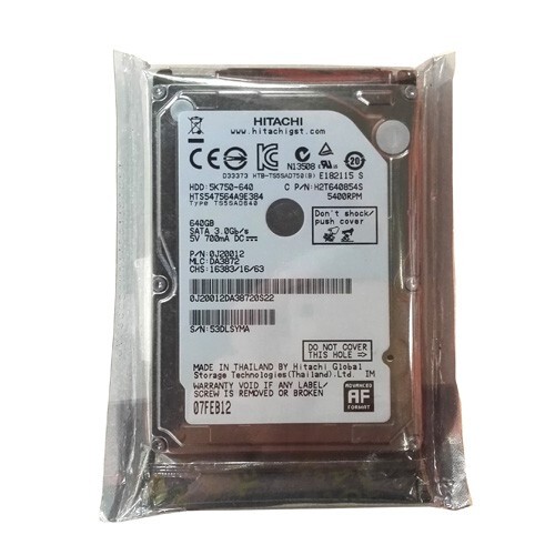 Hitachi 640GB HTS547564A9E384 5400RPM SATA 2.5" Internal Hard Disk Drives - Picture 1 of 5