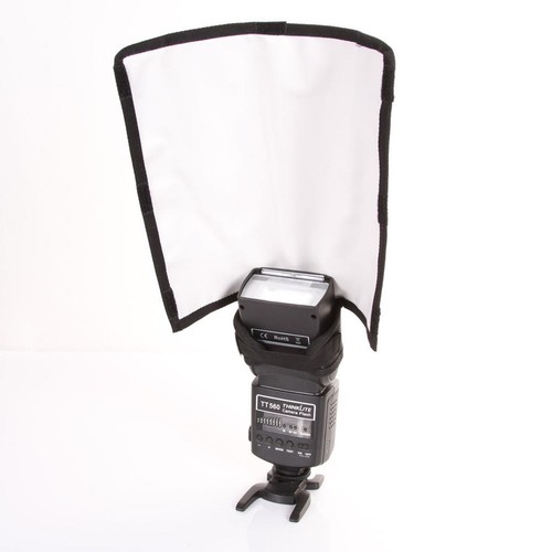 Foldable Speedlight Reflector Snoot Sealed Flash Diffuser For DSLR Canon Nikon A - Picture 6 of 7