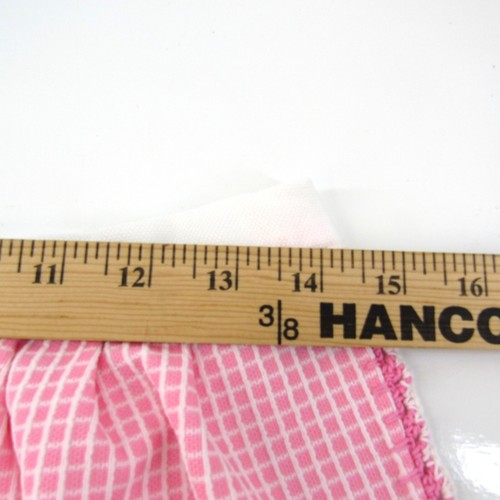 Vintage Handmade Waist Tie Mother Daughter Apron Sets Pink Gingham with Pockets - Picture 8 of 10