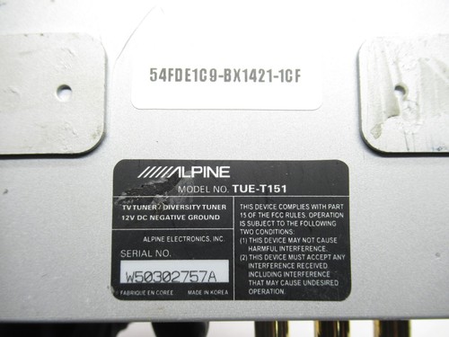 Sintonizador de TV Alpine TUE-T151 - Imagen 10 de 11