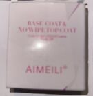 Aimeili Gel Nail Polish No Wipe Top and Base Coat Set Soak Off Uv Led Gel Nail