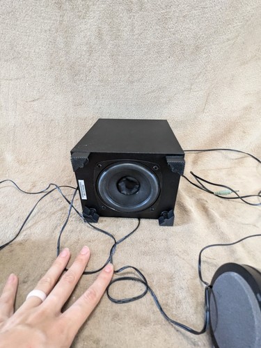Altec Lansing Stereo Speaker System w/Subwoofer 3-piece Tested BX1221 - Photo 16/24