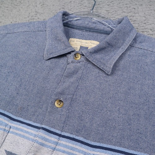 Territory Ahead Shirt Mens Large Blue Aztec Southwestern Twill Button Up - Picture 3 of 13