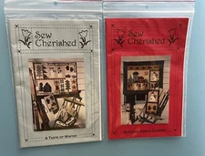 2- Sew Cherished Quilt Patterns- Seasonal Town and Country & A Taste Of Winter ￼