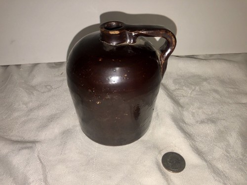 Piccola brocca marrone mini alveare 1/2 pinta gres - Foto 7 di 7
