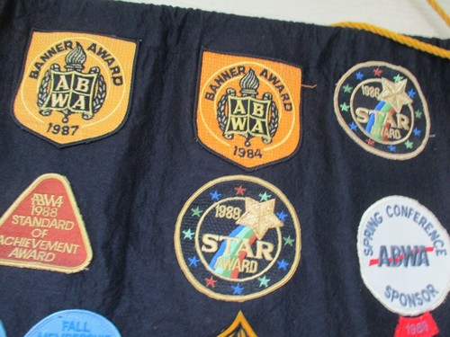 BANNER AWARD RARE AMERICAN BUSINESS WOMEN’S ASSOCIATION ABWA 1980S 90S PATCHES - Picture 6 of 8