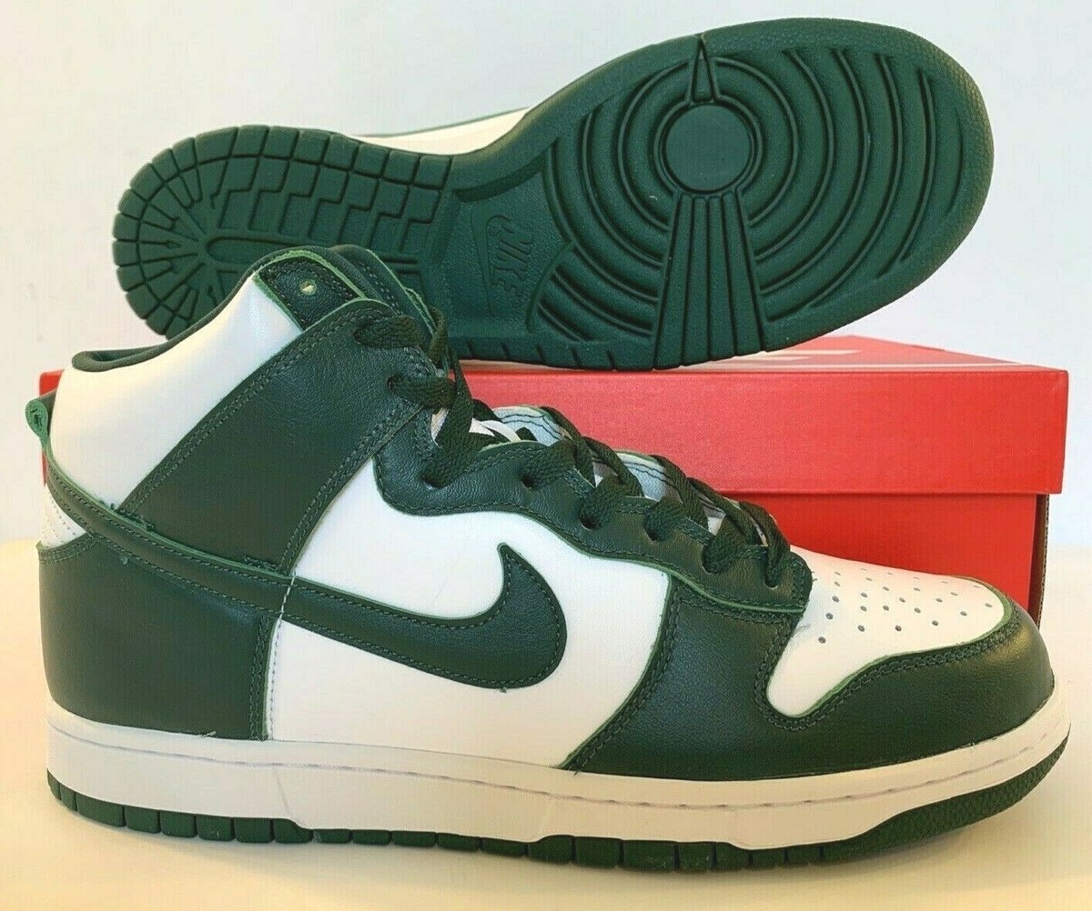 Nike Dunk High SP Spartan Green Michigan State Mens sz 12