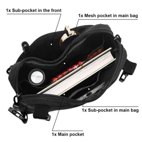 Táctico Combate Cofre Plataforma Bolso Protector Chaleco Bolsa Frontal Reconocimiento EDC Paquete de Transporte - Imagen 3 de 13