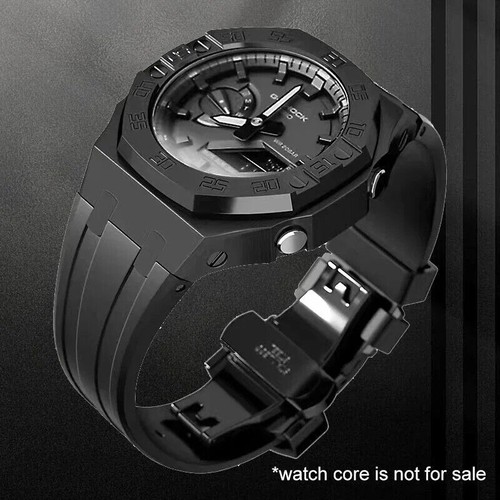 Kit de dial bisel AP mod estuche reacondicionado de metal con correa cubierta para G-Shock GA-2100/2110 - Imagen 22 de 83