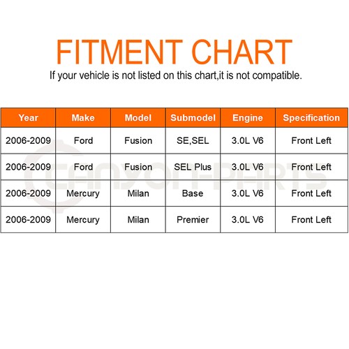Front Left CV Axle Shaft Assembly For 2006-09 Ford Fusion Mercury Milan 3.0L V6 - Bild 2 von 8