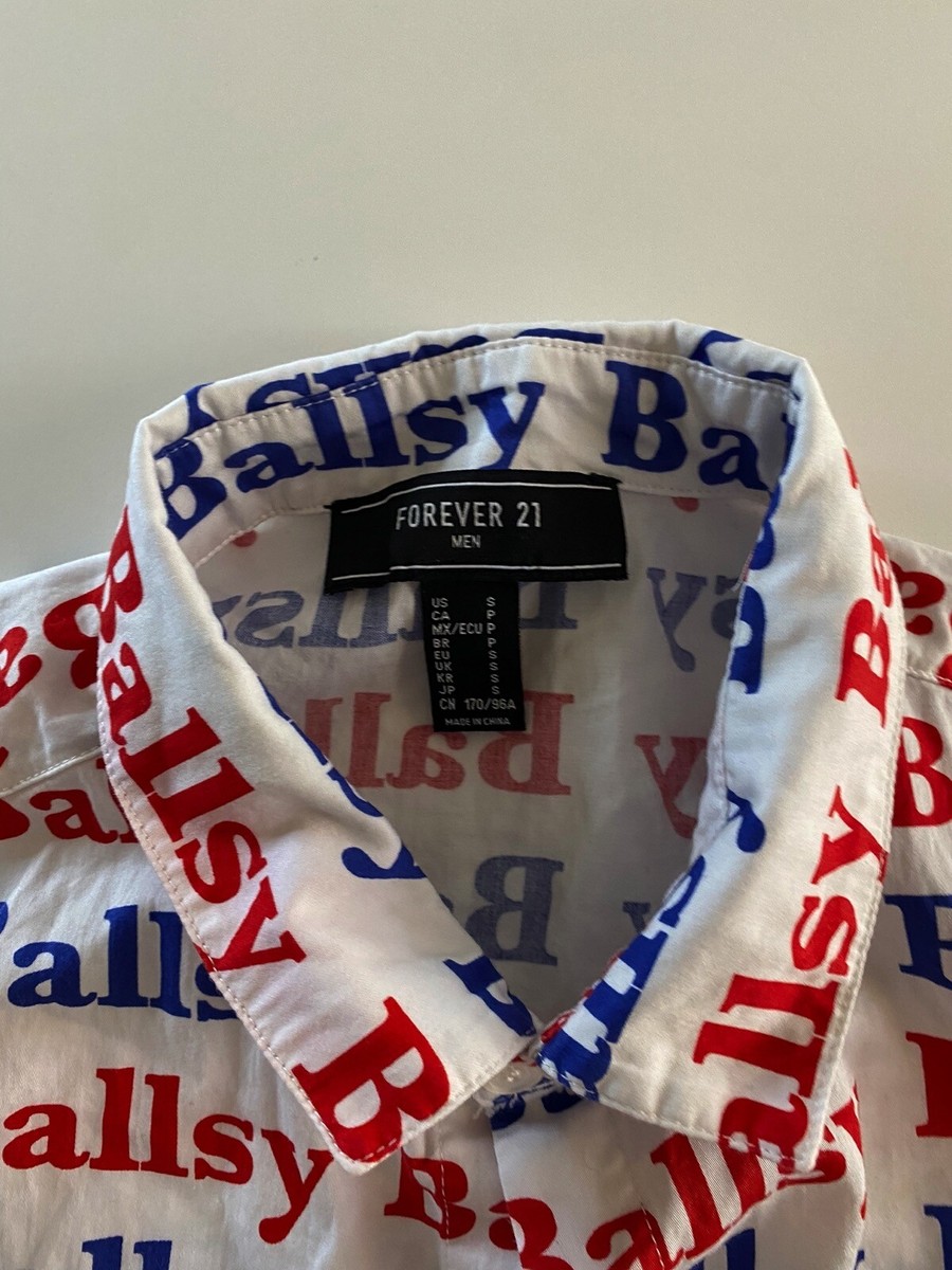 トップス ballsy brothers Military sheer shirt 即日発送】ballsy brothers sheer shirt 白 L