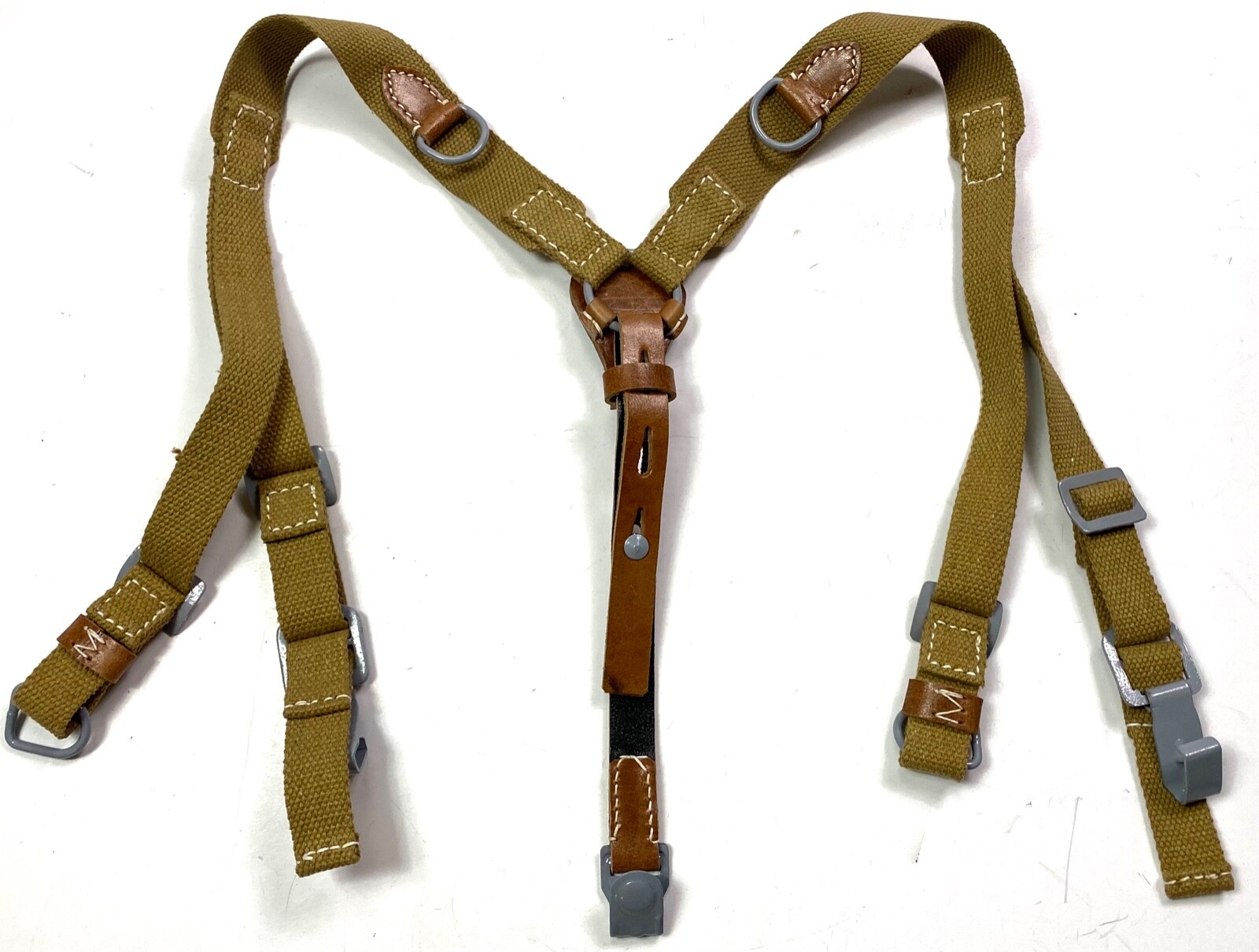 WWII GERMAN M1942 M42 WEB/LEATHER EQUIPMENT COMBAT YSTRAPS eBay