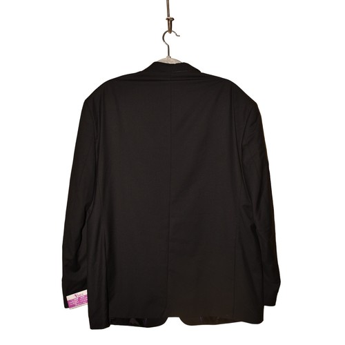 VINCI NEW $300 Slim Fit Black Zegna Two Piece Pant Suit Blazer Jacket Men's 50R - Picture 3 of 9