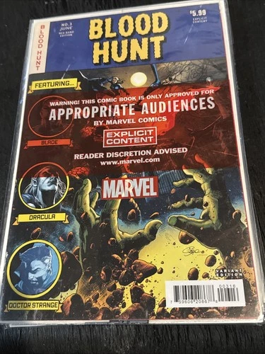 BLOOD HUNT: RED BAND #3 Carlos Magno 1:25 Polybagged & Sealed Incentive Variant