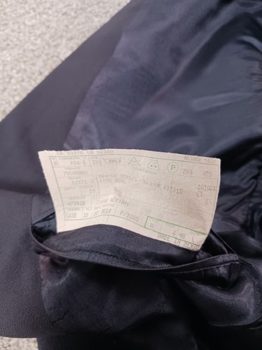 Calvin Klein Herren 48 Sport Mantel dunkelblau Wolle 3 Knöpfe gefüttert - Bild 8 von 15