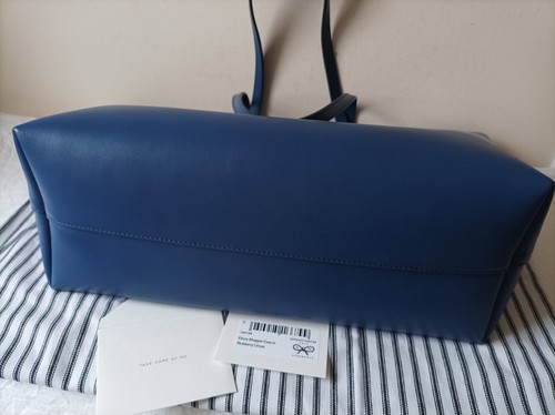 Anya Hindmarch Ebury Shopper Eyes Blue Leather Tote Bag With Dust Bag NEW - Picture 7 of 10