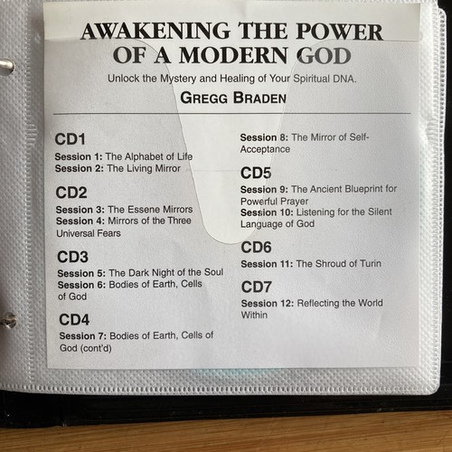 Nachtigall Conant - Gregg Braden - Die Macht eines modernen Gottes wecken - CD Set - Bild 4 von 12