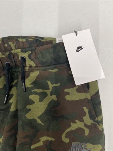 Nike Tech Fleece Boys Camo Joggers Youth Sz S Black FN9120-010 Sweatpants New - Picture 7 of 11