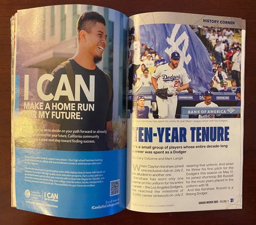 Los Angeles Dodgers Insider Magazine Shohei Ohtani Yamamoto Jackie World Series - Picture 6 of 9