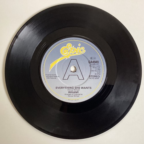 Wham, last Christmas 7” 45 SINGLE VINYL 1984 U.K picture sleeve George Michael 2 - Bild 4 von 4