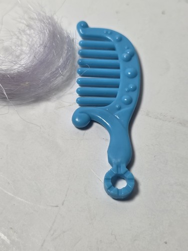 Vintage 1990 Bubblins Mini Bubble Wand bambola 2" Sunsprinkle Fairy con pettine (T1) - Foto 5 di 5