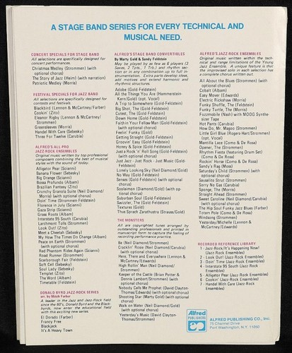 It's A Heavy Town Sheet Music Score Book Donald Byrd Jazz-Rock Series - Picture 7 of 7