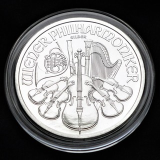 Wiener Philharmoniker 2009 Silber Münze 1 Unze OZ Silver Coin 1 5 Euro Austria