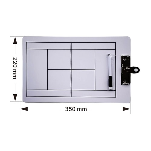 Tennis Coaching Boards tragbar wiederbeschreibbar Volleyball Fußballtrainer wiederverwendbar - Bild 3 von 7