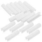  16 Pcs Rohrschellen Kunststoff Gewächshauszubehör PVC -Rohrclips