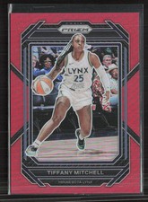2023 Panini Prizm WNBA #82 Tiffany Mitchell Ruby Wave