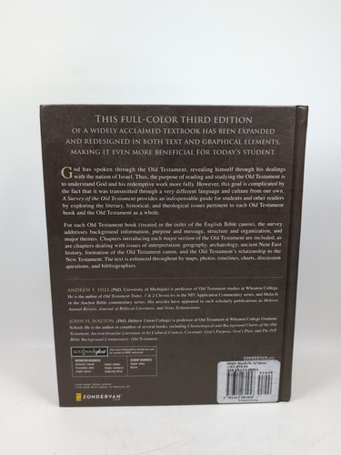 A Survey of the Old Testament Andrew E. Hill and John H. Walton Hardcover - Picture 2 of 18