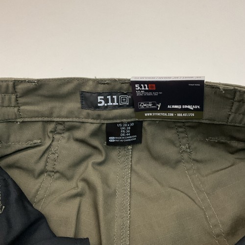 Pantalones de ajuste regular 5.11 Tactical Taclite Pro 74273 - verde tundra 28x30 - Imagen 2 de 3