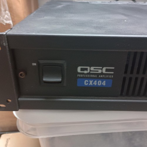QSC CX404 4 Channel 400W Power Amplifier - Picture 3 of 4