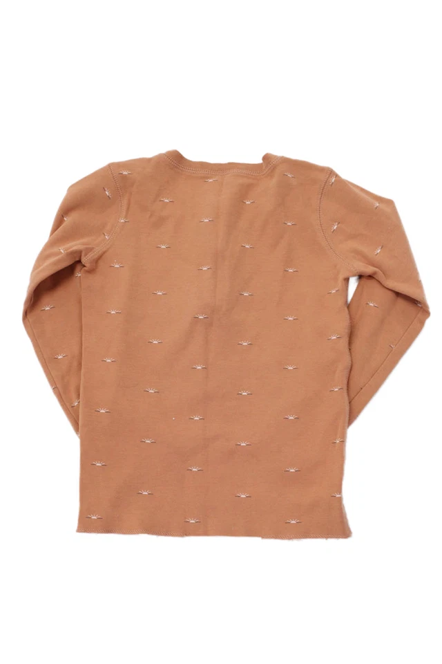 Conjunto de Pijama Roller Rabbit Niñas Estampado Cuello Henley Manga Larga Marrón Talla 6 Foto 3 de 4