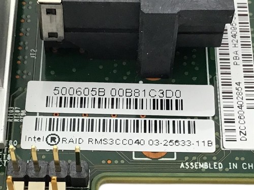 12Gbps SAS SATA Intel Integrated RAID Module RMS3CC040 for S2600WT Server Mobo - Picture 4 of 7