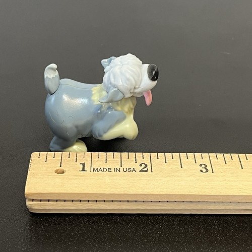 Disney Die kleine Meerjungfrau Max der Schäferhund Hund Kunststoff PVC Spielzeug Figur Vintage 2 Zoll - Bild 9 von 12