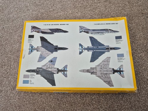1/72 Vintage Italeri Navy Phantom F-4S Modello Aereo Kit No.170 - Foto 3 di 5