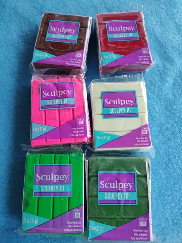 New Lot Of 29 2 Oz Sculpey lll Oven Bake Clay - Picture 17 of 23