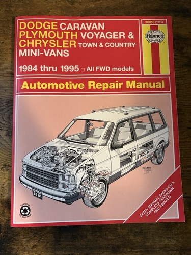Haynes - Reparaturanleitung Dodge Caravan Plymouth Voyager Chrysler 1984-95 Mini Vans