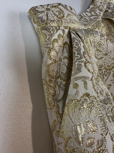 Lilly Pulitzer Dalsey Rock Gold Metallic Geblümt Blumen Brokat Größe 6 - Bild 9 von 12