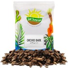 100% Organic Orchid Potting Bark, Natural USA-Sourced Pine Bark Additive