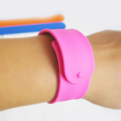 6 Piezas Pulseras Slap para Niños Silicona Niños Pulseras Arco Iris - Imagen 3 de 12