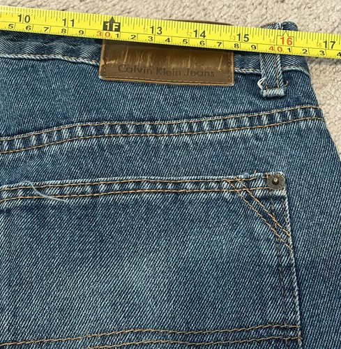 Calvin Klein Damen REHEMED Denim Jeans zu Caprihose Größe 32x23 (Original 32x30) - Bild 8 von 10