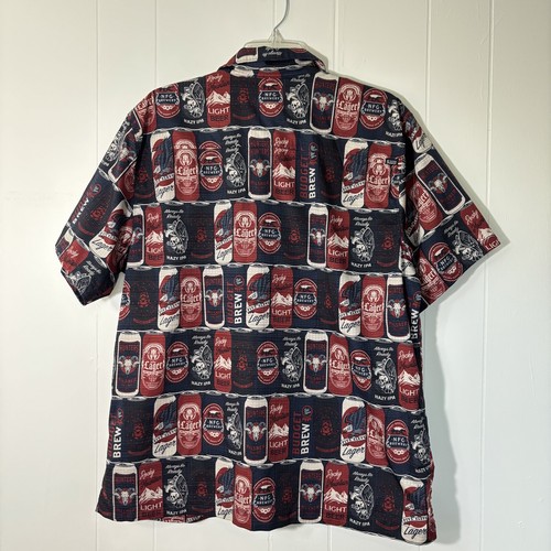 5.11 Tactical Shirt Mens Large Beer Can Button Up Short Sleeve Hazy IPA Party - Picture 2 of 6